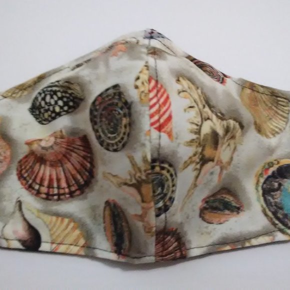 Facemask " Seashells At The Beach " This Weekend! - Picture 1 of 6